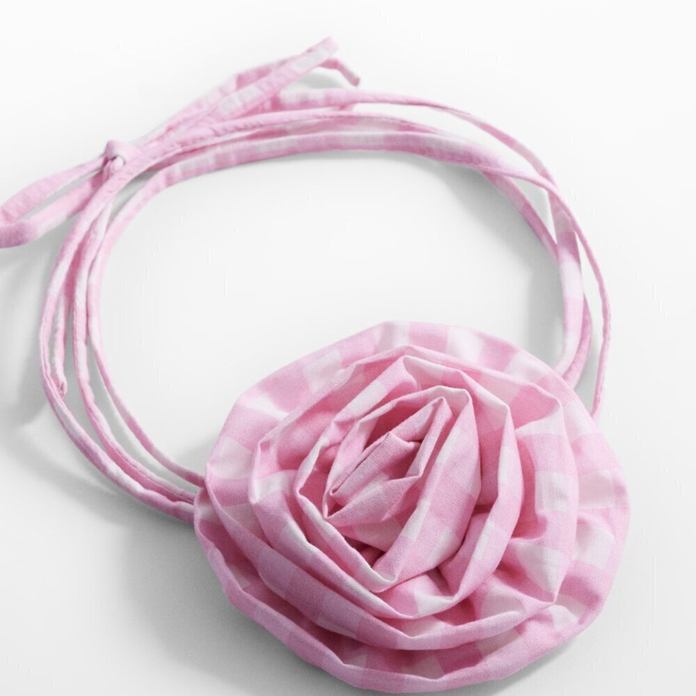 MANGO Printed flower choker NEW WITH TAG!